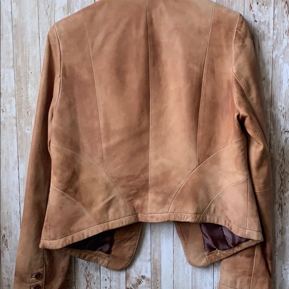 INC International Concepts Leather Jacket - Picture 2 of 7